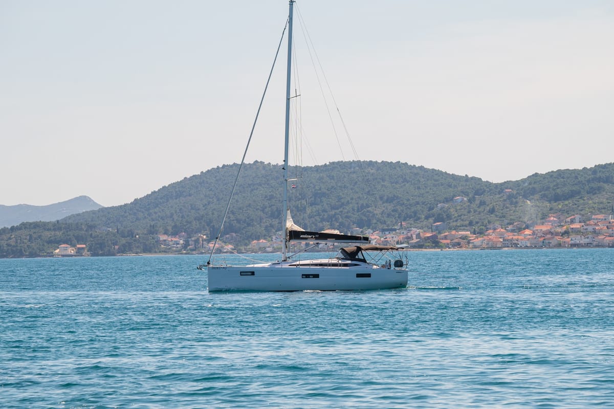 Zara, a Elan Impression 45 sailboat at Zadar, Croatia