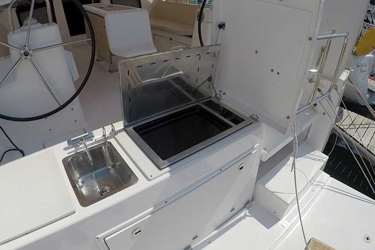 Avalon II, a Dufour 460 GL sailboat at Grad Šibenik, Croatia