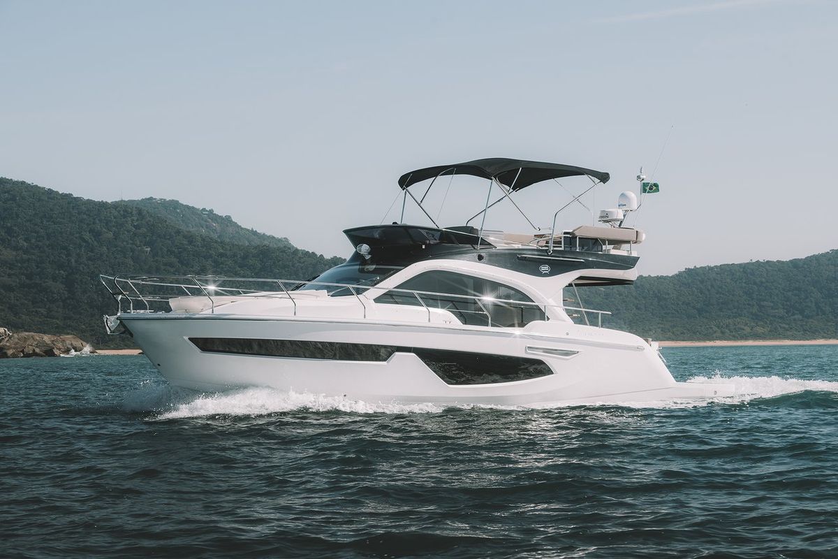 Exterior view of Noa, a Sessa Marine Sessa Fly 42 yacht at Općina Sukošan, Croatia