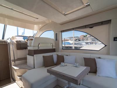 Salon of Noa, a Sessa Marine Sessa Fly 42 yacht at Općina Sukošan, Croatia