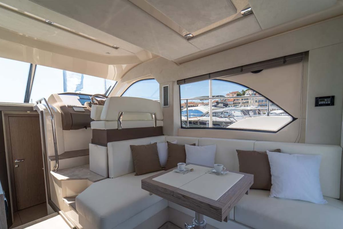 Salon of Noa, a Sessa Marine Sessa Fly 42 yacht at Općina Sukošan, Croatia