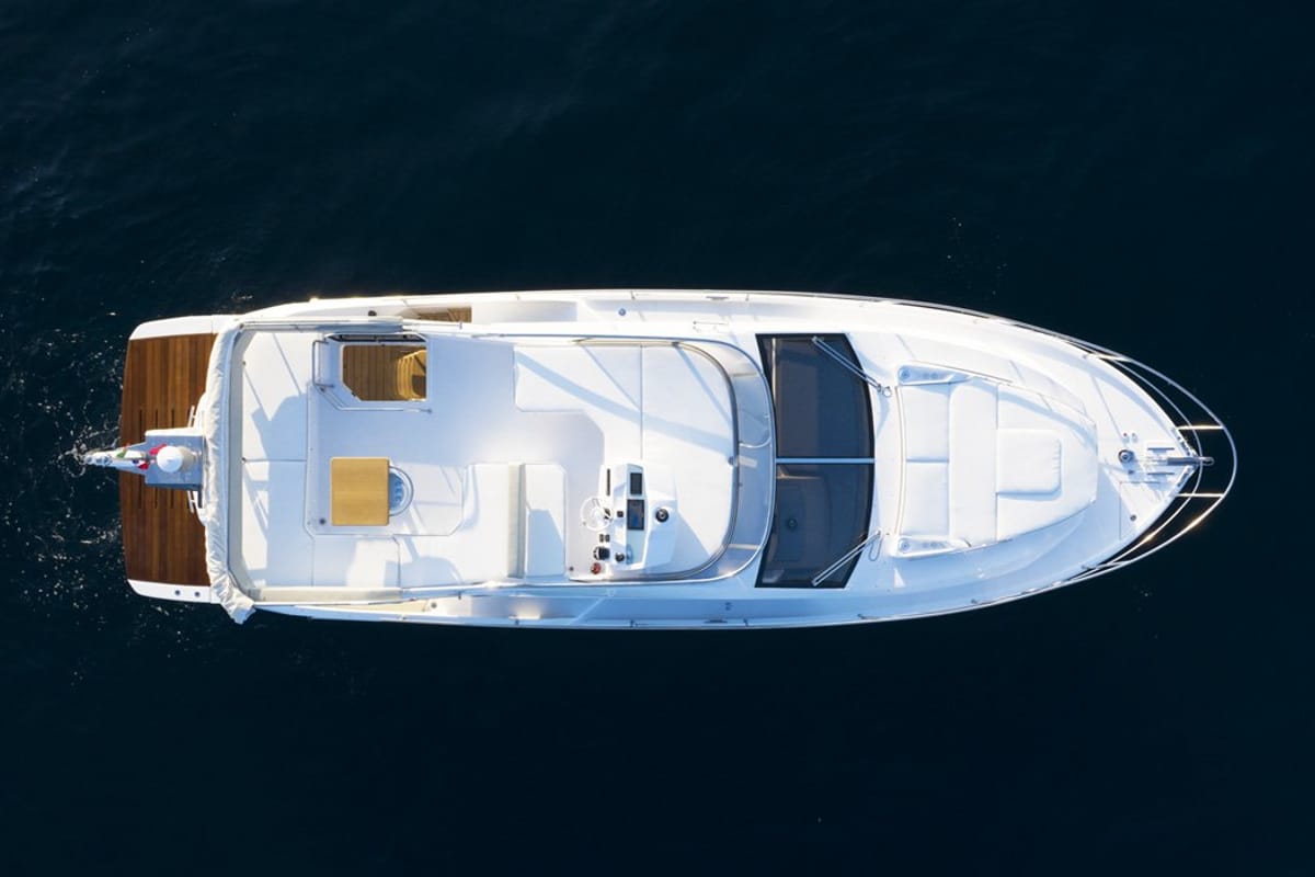 Exterior view of Noa, a Sessa Marine Sessa Fly 42 yacht at Općina Sukošan, Croatia