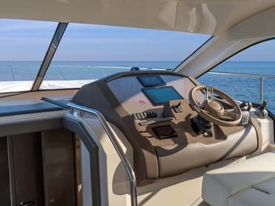 Cockpit of Noa, a Sessa Marine Sessa Fly 42 yacht at Općina Sukošan, Croatia