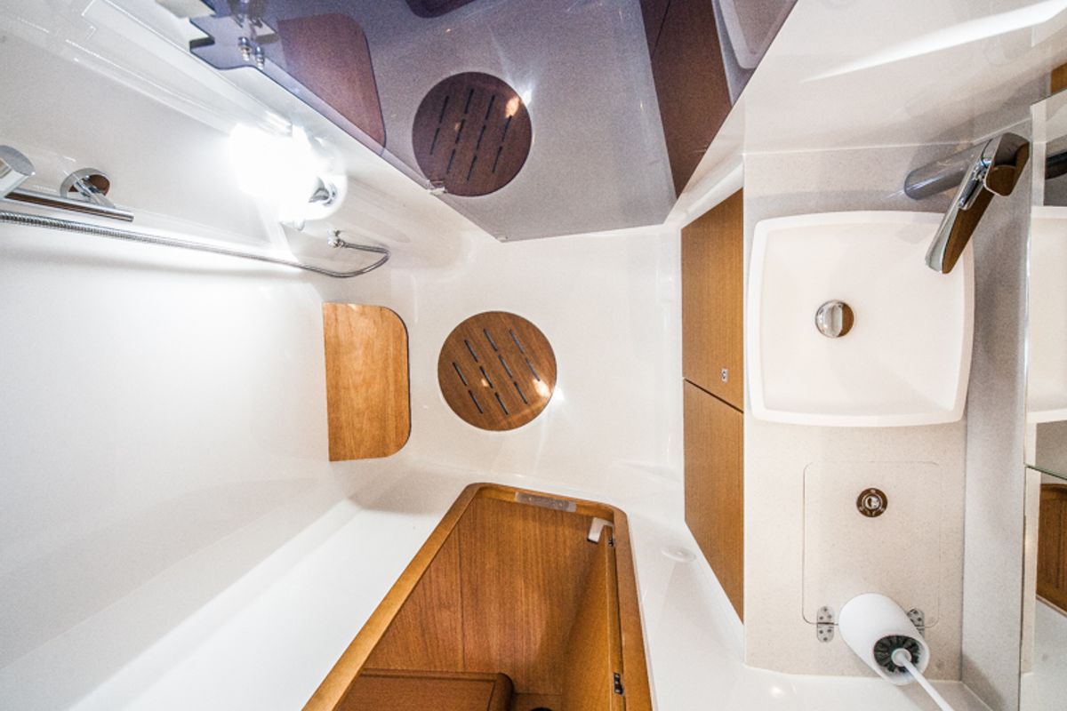 Head on Malin, a Dufour 460 GL sailboat at Primošten, Croatia