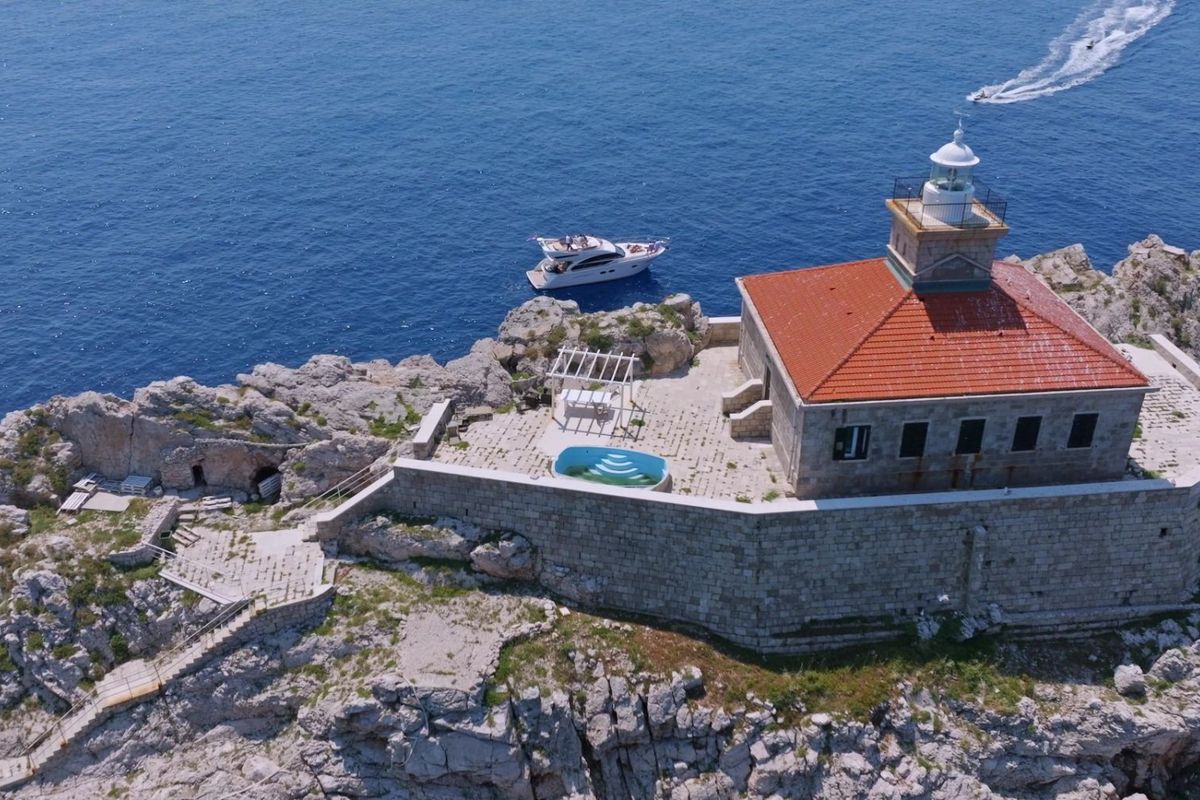 Exterior view of Contessa, a Princess Yachts Princess F43 motorboat at Dubrovnik, Croatia