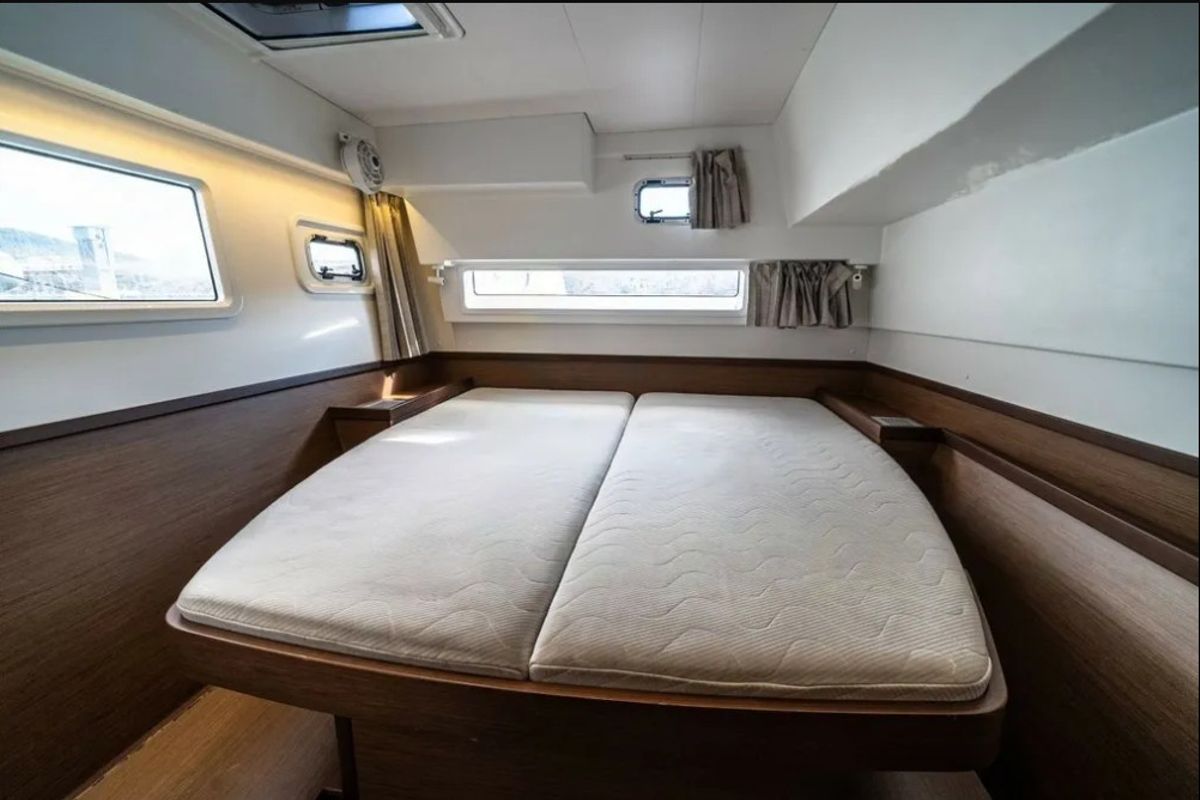 Cabin on AF-LAG42VOL, a Lagoon 42 catamaran at Volos Municipality, Greece