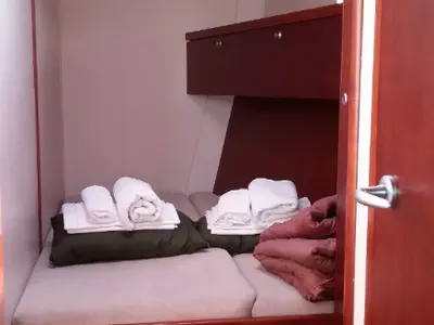 Cabin on Apollonis, a Hanse Yachts Hanse 540e sailboat at Salamina Municipal Unit, Greece