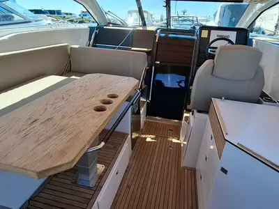 Deck of Moncia, a Nimbus Flipper 900 ST yacht at Općina Sukošan, Croatia