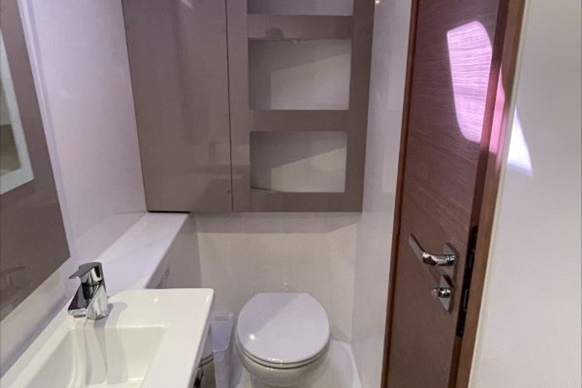Head on Firefly, a Fountaine Pajot Isla 40 catamaran at Road Town, British Virgin Islands