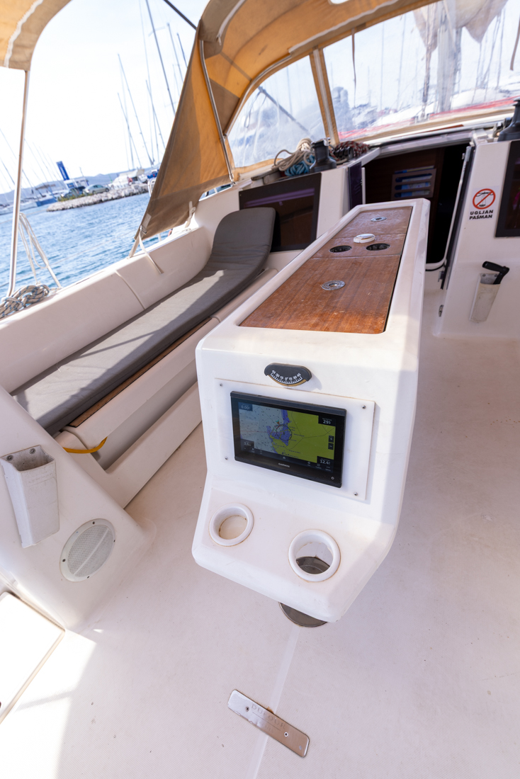 Erco, a Dufour 460 GL sailboat at Grad Biograd na Moru, Croatia