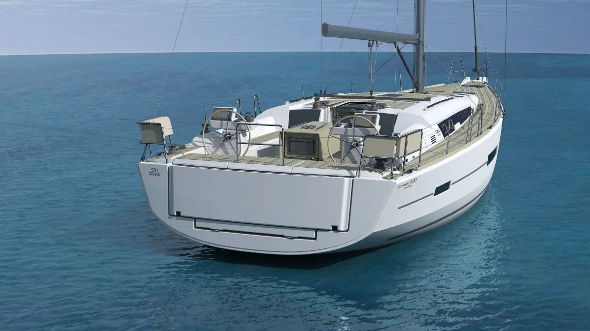 Dream Planet, a Dufour 520 GL sailboat at Tonnarella, Italy