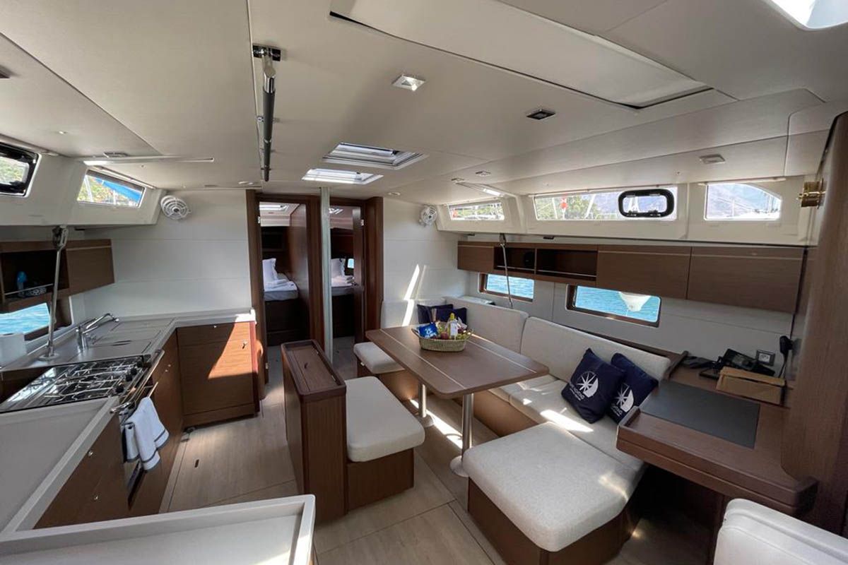 WEST, a Beneteau Oceanis 46.1 sailboat at Marmaris, Turkey