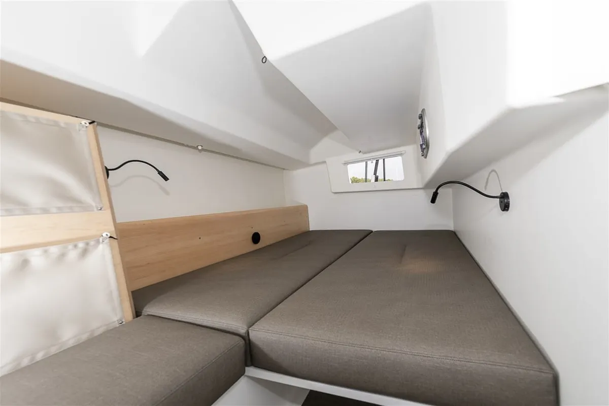 Cabin on TOSTAKY, a Pogo Structures Pogo 44 sailboat at Alameda, United States