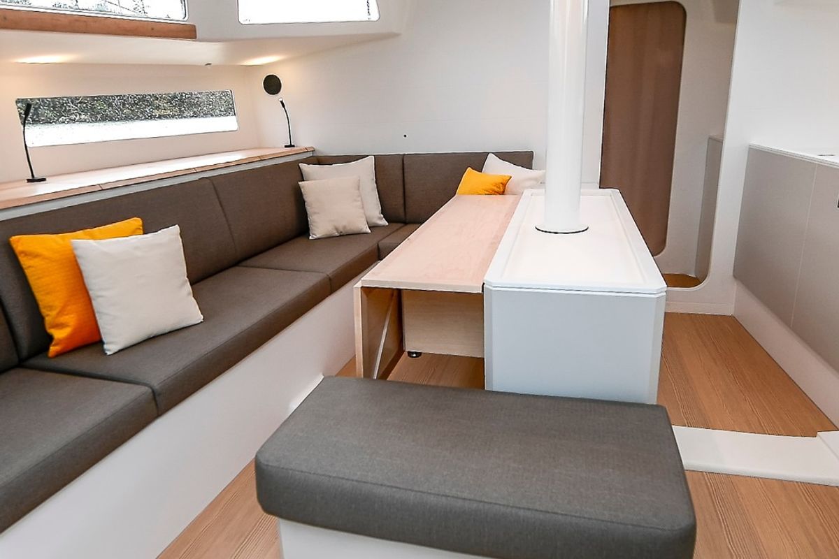 Salon of TOSTAKY, a Pogo Structures Pogo 44 sailboat at Alameda, United States