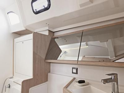 Head on Moorings 46.3 Club, a Beneteau Oceanis 46.1 sailboat at Marigot, France
