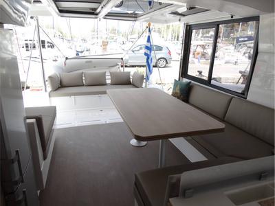 Deck of Kos 41.15, a Bali 4.1 catamaran at Municipal Unit of Lefkada, Greece