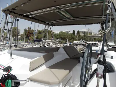 Salon of Kos 41.15, a Bali 4.1 catamaran at Municipal Unit of Lefkada, Greece