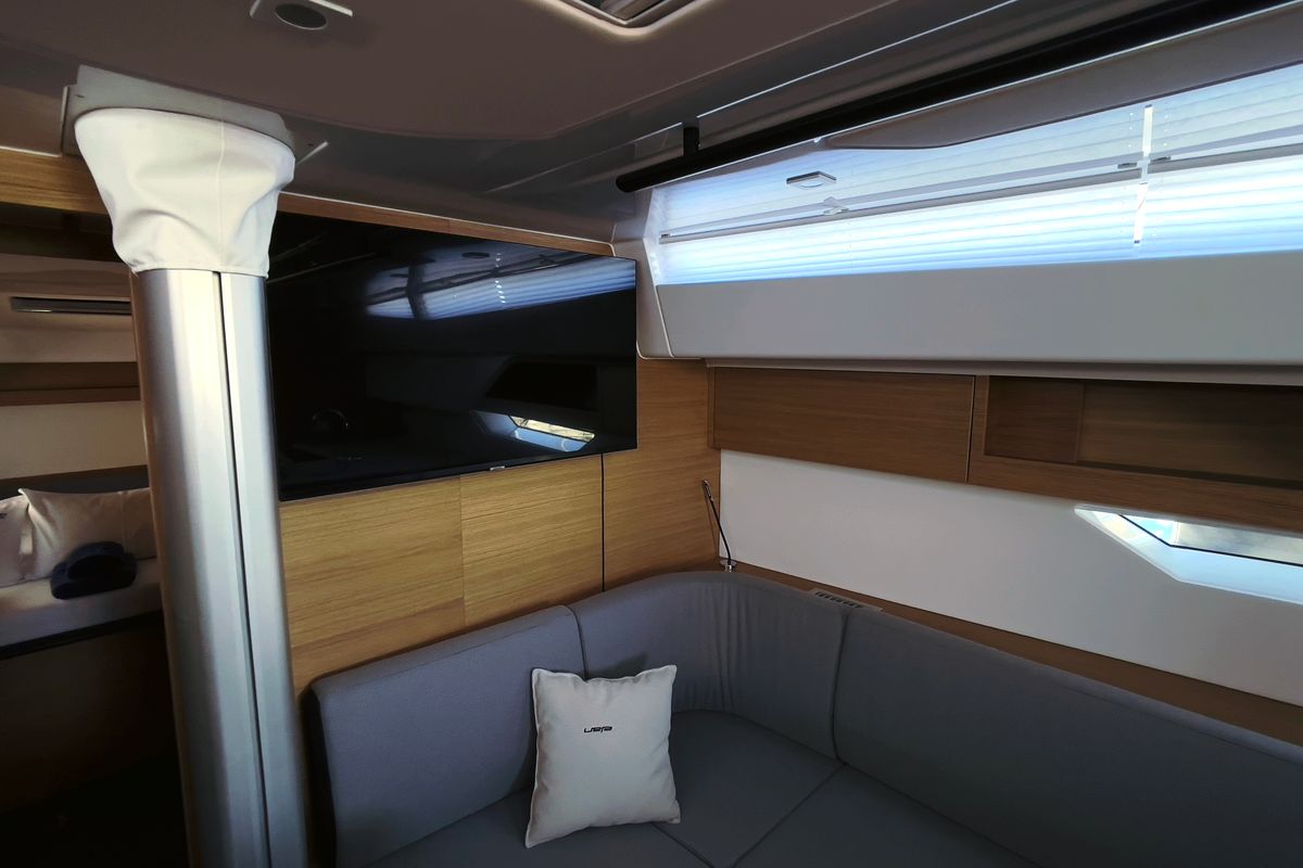 Salon of Odin, a Elan E6 sailboat at Pirovac, Croatia