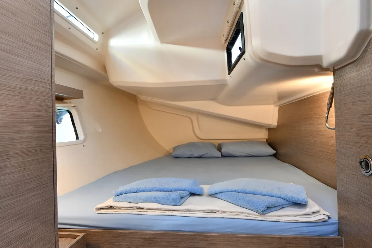 Lauda, a Hanse Yachts Hanse 418 sailboat at Fethiye, Turkey