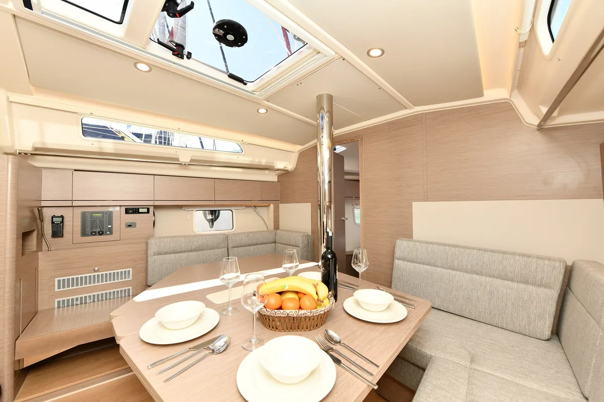 Lauda, a Hanse Yachts Hanse 418 sailboat at Fethiye, Turkey