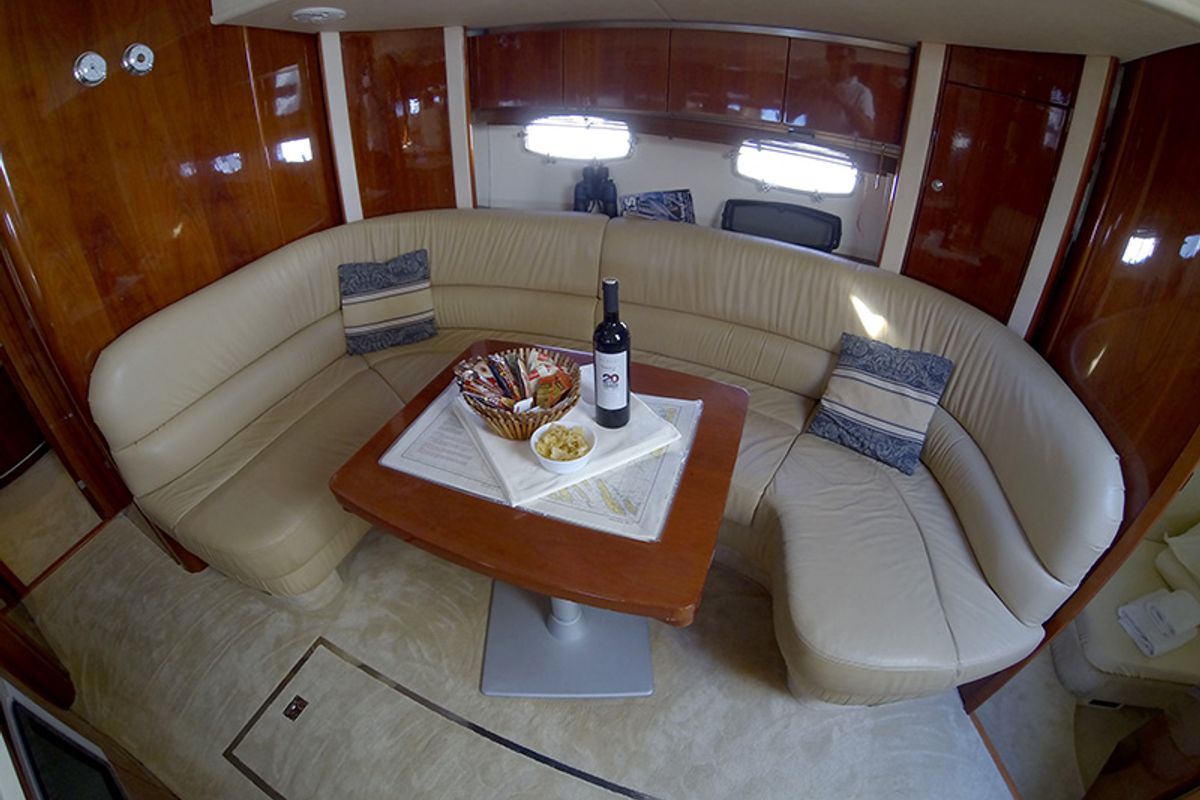 Salon of Katrin, a Fairline Boats Fairline Targa 52 GT yacht at Grad Šibenik, Croatia