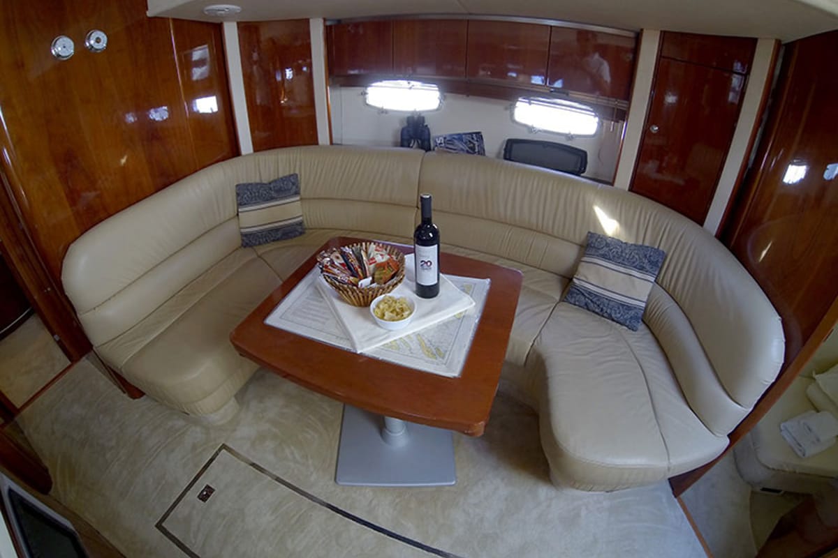 Salon of Katrin, a Fairline Boats Fairline Targa 52 GT yacht at Grad Šibenik, Croatia
