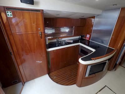 Galley of Katrin, a Fairline Boats Fairline Targa 52 GT yacht at Grad Šibenik, Croatia