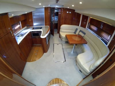 Salon of Katrin, a Fairline Boats Fairline Targa 52 GT yacht at Grad Šibenik, Croatia