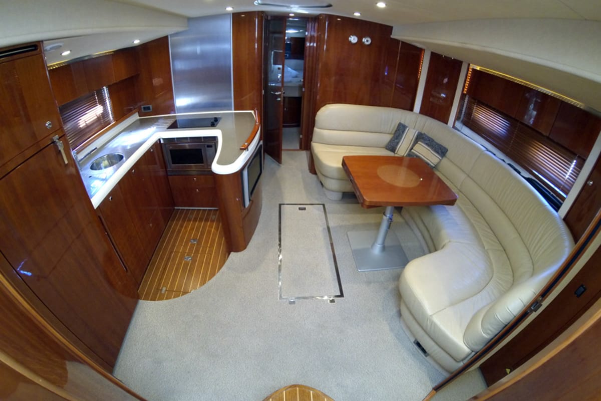 Salon of Katrin, a Fairline Boats Fairline Targa 52 GT yacht at Grad Šibenik, Croatia