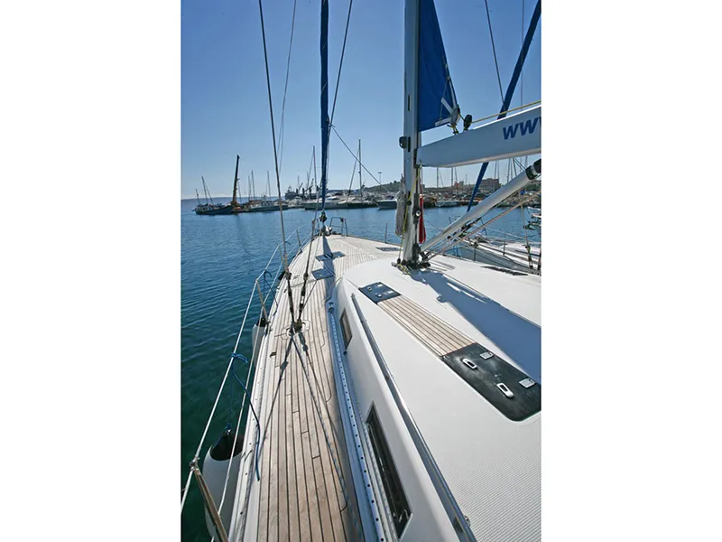 Apollon, a Bavaria Bavaria 55 Cruiser sailboat at Lavreotiki Municipal Unit, Greece