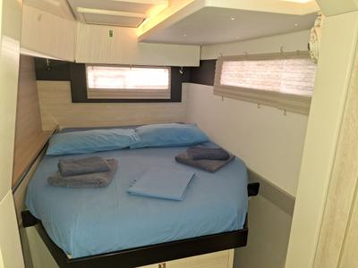 Annemarie, a Leopard 40 catamaran at Tonnarella, Italy