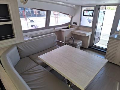 Annemarie, a Leopard 40 catamaran at Tonnarella, Italy
