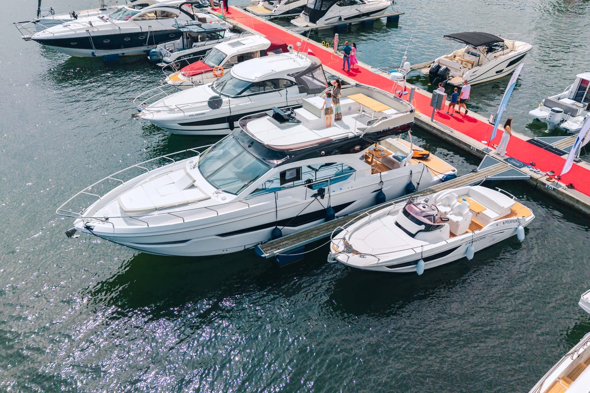 Deck of Supernova, a Sessa Marine Sessa F48 yacht at Općina Sukošan, Croatia