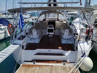 Mojito, a Bavaria Bavaria Cruiser 46 sailboat at Kontokali, Greece