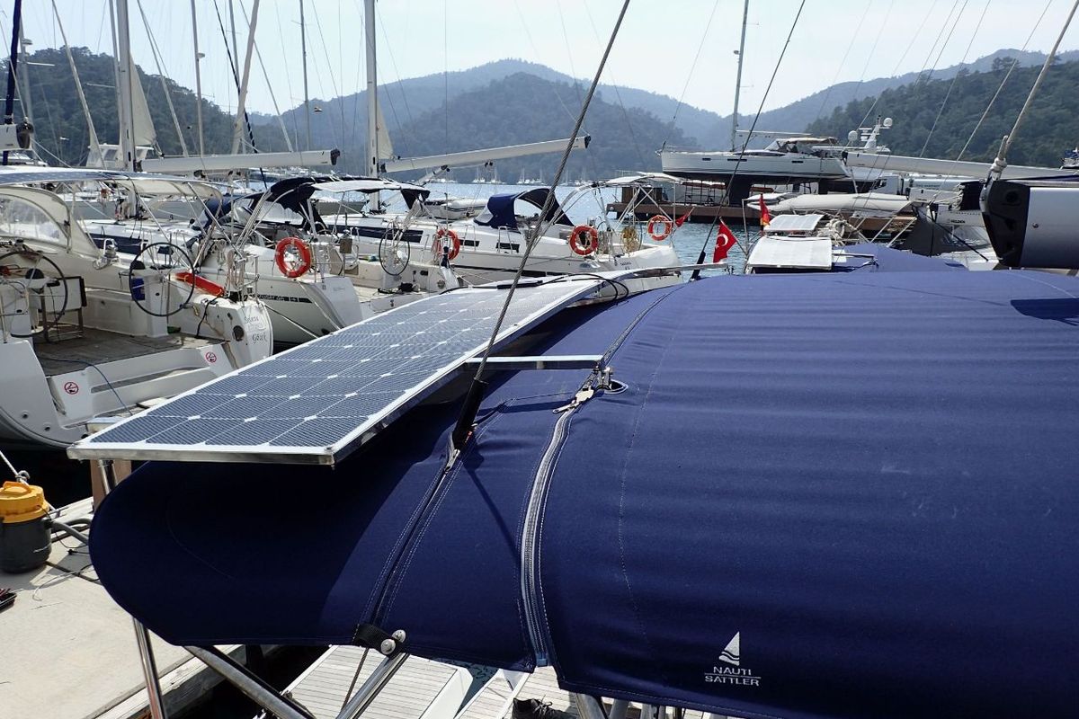 Cadenza, a Bavaria Cruiser 41 sailboat at Fethiye, Turkey