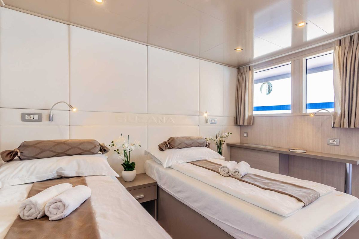 Cabin on Suzana, a Gulet Luxury Motor Yacht yacht at Split, Croatia