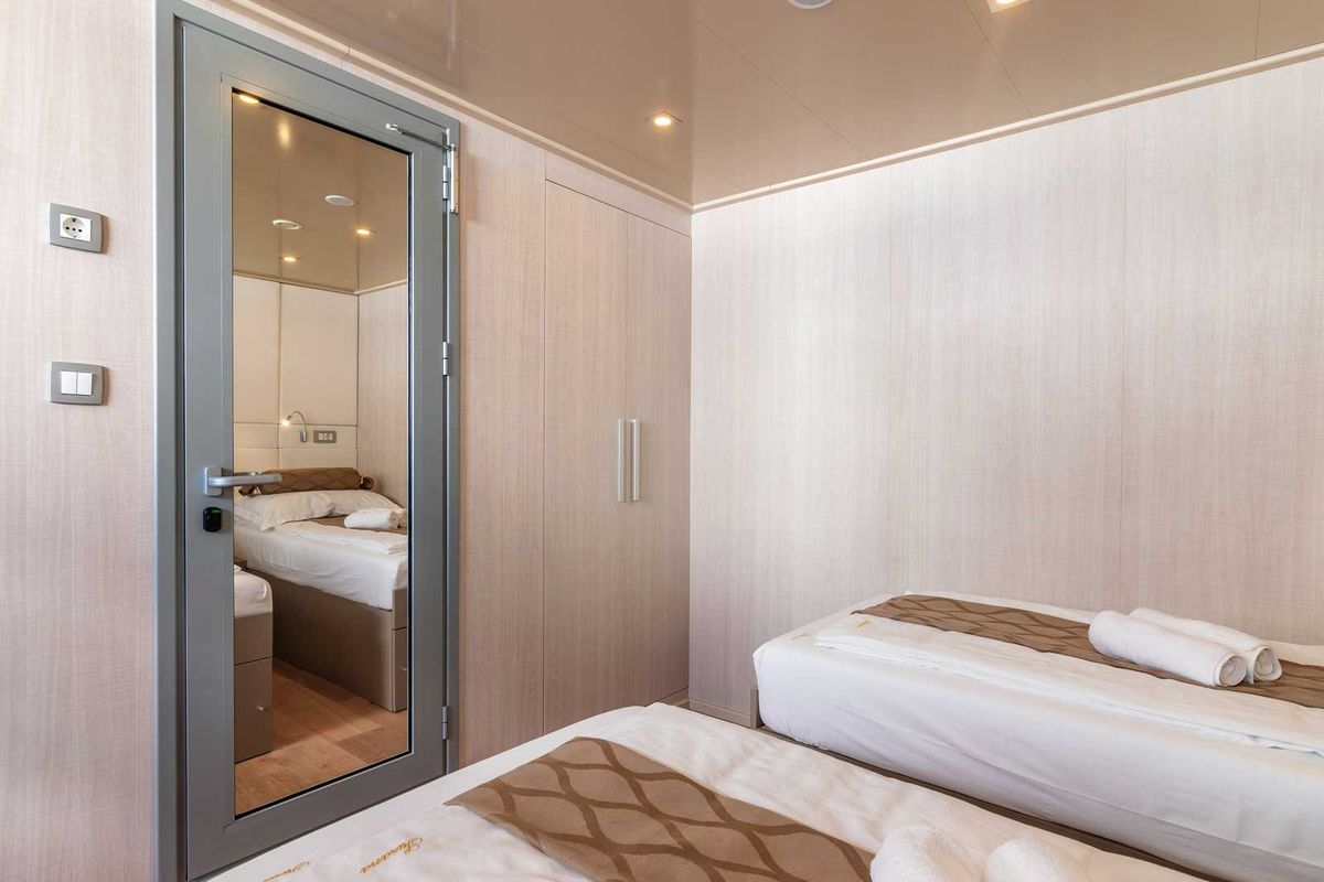 Cabin on Suzana, a Gulet Luxury Motor Yacht yacht at Split, Croatia