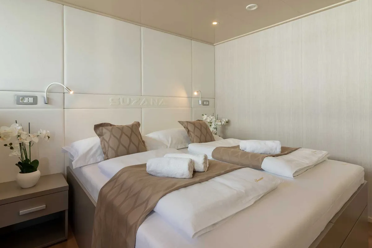 Cabin on Suzana, a Gulet Luxury Motor Yacht yacht at Split, Croatia