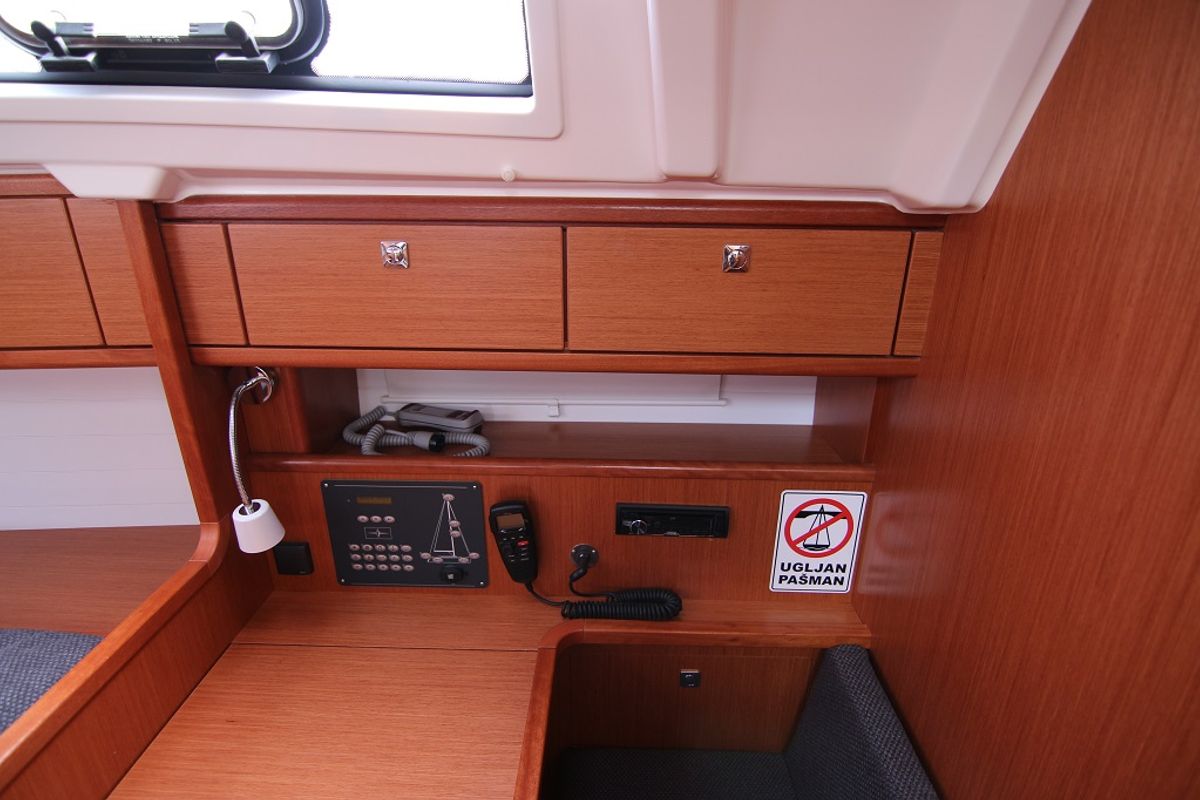 Salon of Patrizia, a Bavaria Cruiser 41 sailboat at Općina Sukošan, Croatia