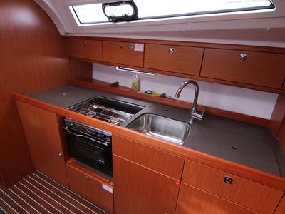 Galley of Patrizia, a Bavaria Cruiser 41 sailboat at Općina Sukošan, Croatia