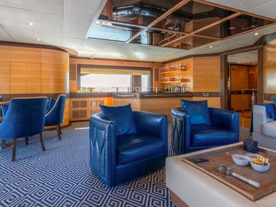 Salon of Silent World, a Gulet Motoryacht yacht at Split, Croatia