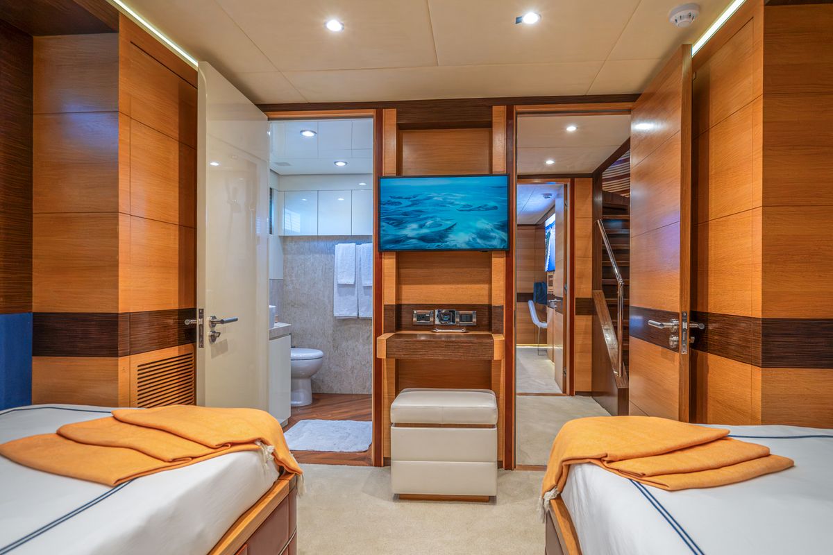 Cabin on Silent World, a Gulet Motoryacht yacht at Split, Croatia
