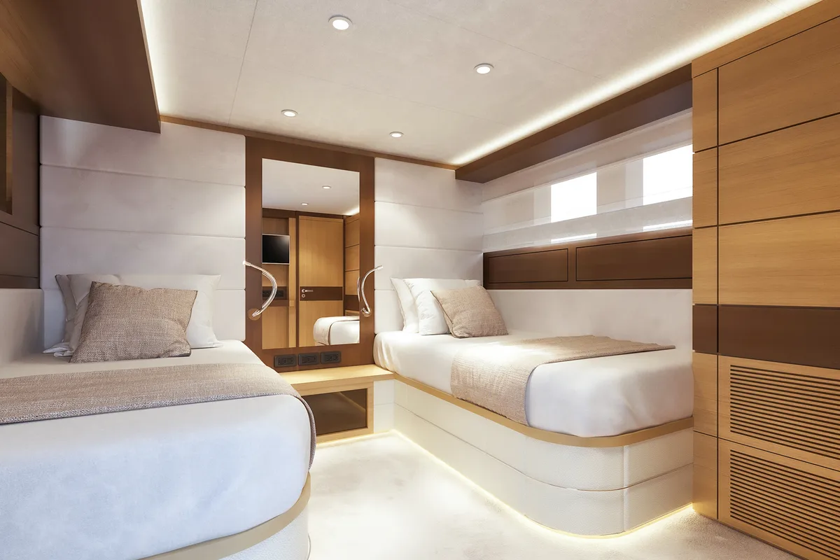 Cabin on Silent World, a Gulet Motoryacht yacht at Split, Croatia
