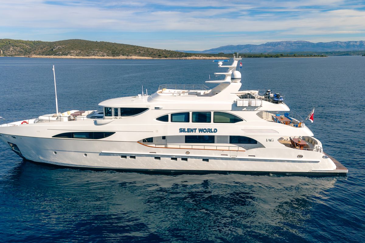 Exterior view of Silent World, a Gulet Motoryacht yacht at Split, Croatia