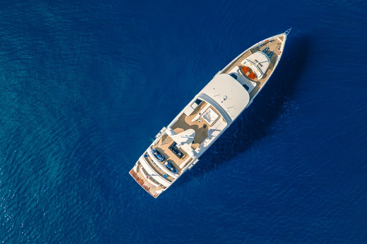 Exterior view of Silent World, a Gulet Motoryacht yacht at Split, Croatia
