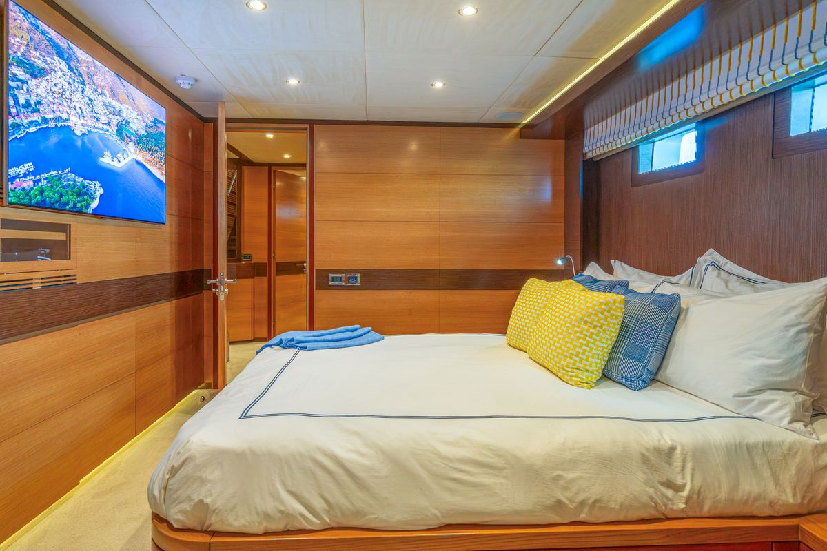 Cabin on Silent World, a Gulet Motoryacht yacht at Split, Croatia