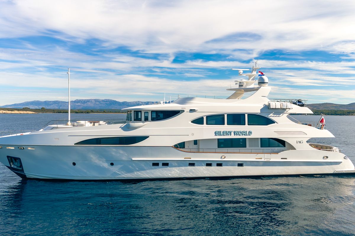 Exterior view of Silent World, a Gulet Motoryacht yacht at Split, Croatia