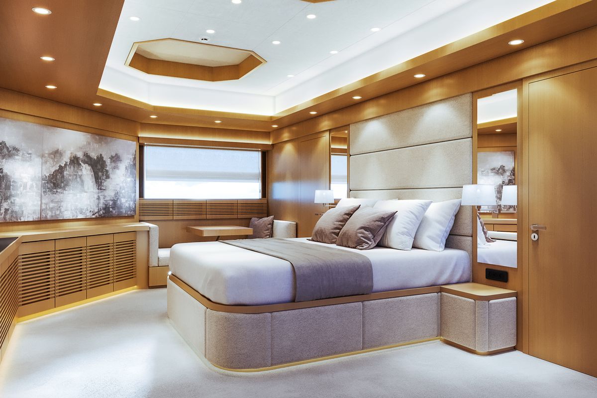 Cabin on Silent World, a Gulet Motoryacht yacht at Split, Croatia