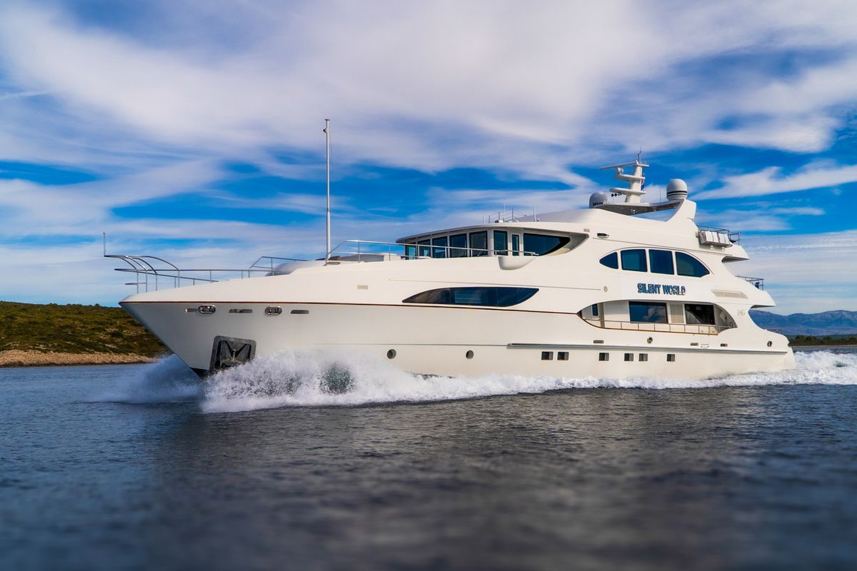 Exterior view of Silent World, a Gulet Motoryacht yacht at Split, Croatia