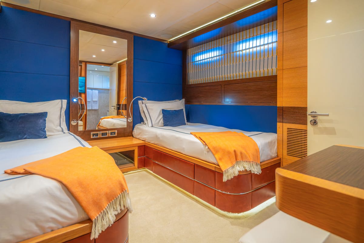 Cabin on Silent World, a Gulet Motoryacht yacht at Split, Croatia
